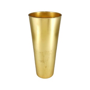 Slickblue Handcrafted Glass Vase, Conical Flower Holder, Slim Table Centerpiece, Indoor Outdoor Use, Color & Size Options - 1 of 4