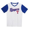 MLB Texas Rangers Boys' Pinstripe Pullover Jersey - 2 of 3