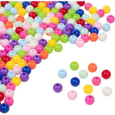 Bright Creations Acrylic Beads - 2000-Piece 6mm Loose Beads, Acrylic Round Beads, Acrylic Spacers, for Accessories Jewelry Making, 12 Assorted Colors,