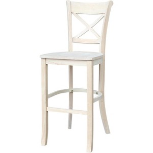 International Concepts Charlotte Bar Height Stool - 30" Seat Height - 1 of 4