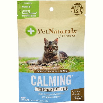 Pet Naturals Calming Chew for Cats, 30 count