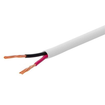 Monoprice Nimbus Series 18 Gauge AWG 4 Conductor CMP-Rated Speaker Wire / Cable - 500ft UL Plenum Rated, 100% Pure Bare Copper With Color Coded Conductors