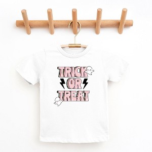 The Juniper Shop Trick Or Treat Lightning Bolt Toddler Short Sleeve Tee - 1 of 2