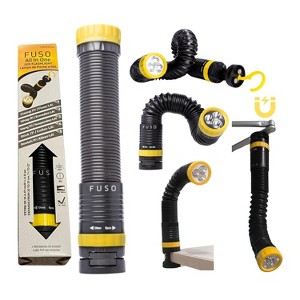 FUSO FUSOV51001002 All-in-One Handsfree High Power LED Flexible, Magnetic and Clampable Flashlight, 110 lm, Yellow - 1 of 4