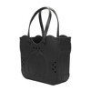 Disney Mickey Mouse Big Face 16.5" Adult Black Water-Resistant Rubber Molded Large Tote Beach Swim Bag - 3 of 4