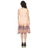 Women's Fit and Flare Knee Length Dress - 3 of 4