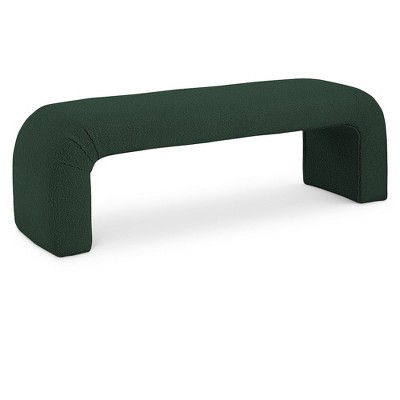 Meridian Furniture,Niagara Boucle Fabric Bench