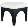 Meridian Furniture,Lawson Chenille Fabric Upholstered Ottoman - 3 of 4