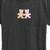 Women's - Instant Message - Bear Patches Short Sleeve Graphic T-Shirt - 2 of 4
