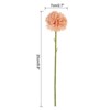 Unique Bargains Chrysanthemum Silk Head Faux Artificial Flower for Wedding Decoration 9.8'' Long 20 Pcs - 2 of 3