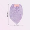 Unique Bargains Women's Triangular Hair Drying Towels 2 Pcs - 2 of 4