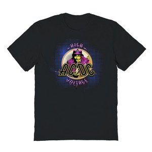 Acdc Men's Voltage Bolt Short Sleeve Graphic Cotton T-Shirt - 1 of 1