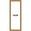 PosterPalooza | Panoramic Sculpted Black Picture Frame - UV Acrylic, Foam Board Backing, Hanging Hardware - 2 of 4