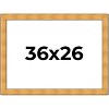 PosterPalooza | Embellished Gold Picture Frame - UV Acrylic, Backing Board, Hanging Hardware Included - 2 of 4