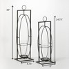 Sullivans Oversized Sconce Holder Set of 2, 30"H & 24.75"H Black - 4 of 4