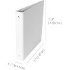 Bigso Ringo 1-Inch 3-Ring Binder Organizer - 11x11.8in - Ideal for School & Work Projects - 3 of 4