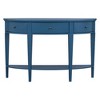 Modern Curved Console Table Sofa Table with 3 drawers and 1 Shelf for Hallway, Entryway, Living Room - 3 of 4
