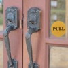 Unique Bargains Acrylic Self-Adhesive Decor Business Push Pull Door Signs 3 Pairs - 4 of 4