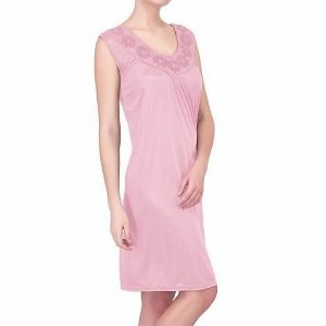 Ezi Satin Nightgowns for Women - Soft & Breathable Knee-Length Night Gowns - 1 of 1