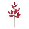 Melrose Glittered Leaf Spray (Set of 2) - 2 of 3