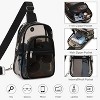 Hachikiko Stadium Approved Clear Crossbody Bag, Waterproof TPU Sling Bag with Adjustable Strap for Concerts, Sports Events & Airport Security - 3 of 4