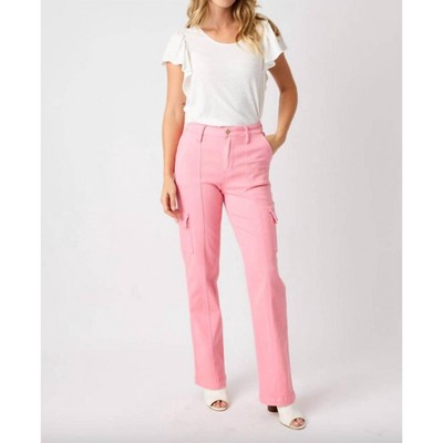 Women's Straight Leg Cargo Jeans - Judy Blue