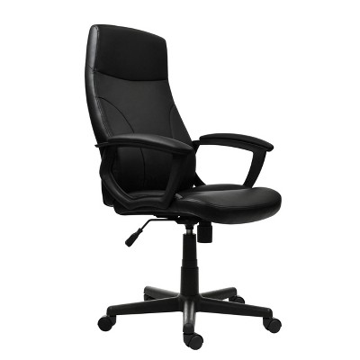 Techni Mobili Medium Back Executive Office Chair Color Black