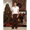 ADR Men's Soft Plush Fleece Pajama Pants, Warm Long Lounge Bottoms - 2 of 2