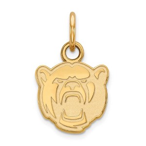 Black Bow Jewelry 14k Yellow Gold Plated Sterling Silver Baylor Bears NCAA Extra Small Pendant - 1 of 3