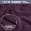 PiccoCasa Velvet Plush Stretch Sofa Slipcovers with Cushion Cover 2 Pcs - 2 of 4