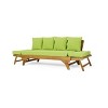 Patio Sofas, Outdoor Arm Sofa, Daybed, All-Weather Sofa with Cushions & Lumbar Pillows, for Patio, Balcony, Backyard, Deck -Christopher Knight Home - 2 of 4