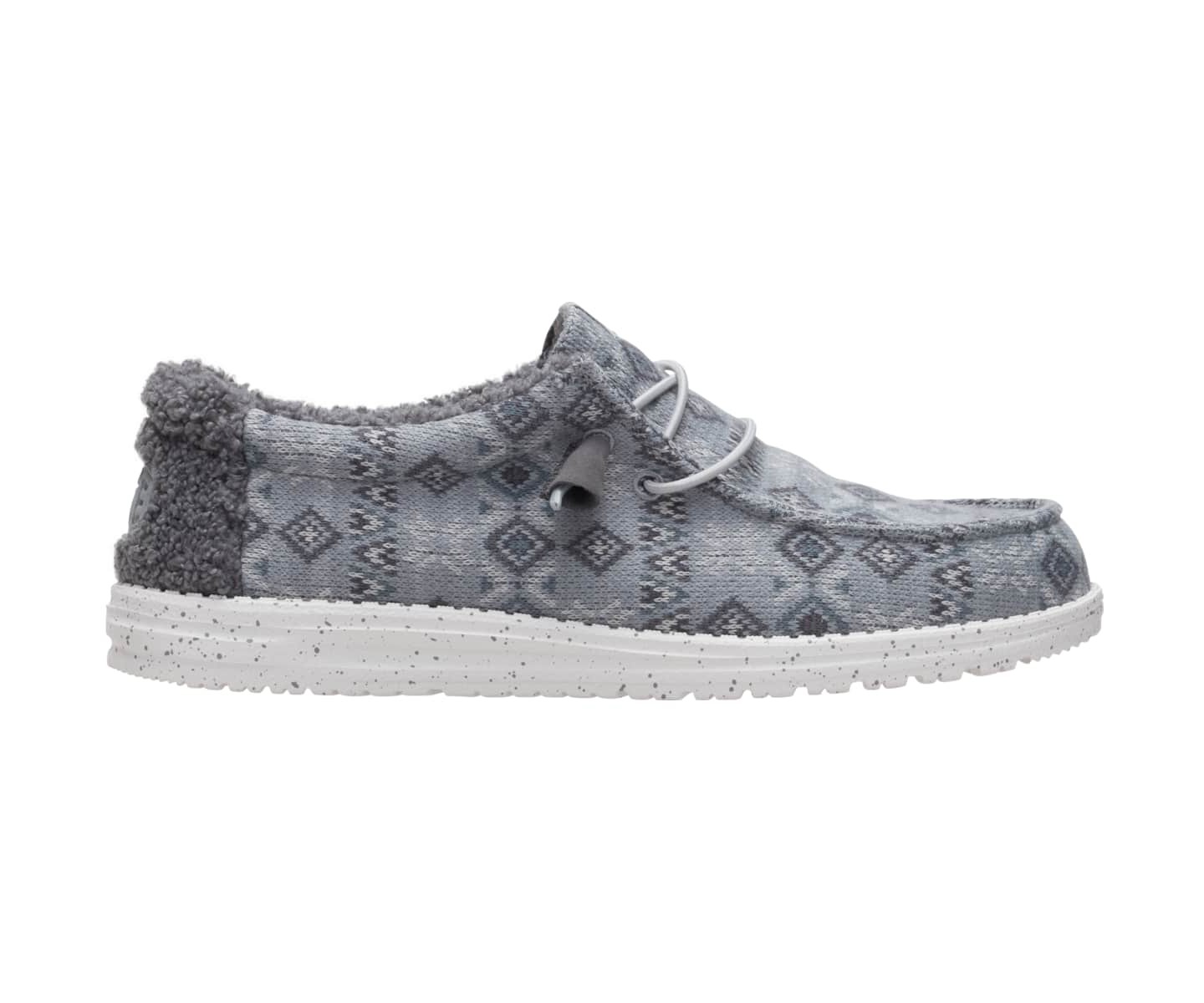 Свитер HEYDUDE Men Wally Sweater, Monument Grey/Multi, 11, цвет: Серый — фото 1