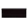 Entryway Wall Mounted Coat Rack with 4 Dual Hooks Living Room Wooden Storage Shelf - 2 of 4