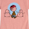 Girls' - Peanuts - Rerun Winter Fitted Short Sleeve Graphic T-Shirt - 2 of 4