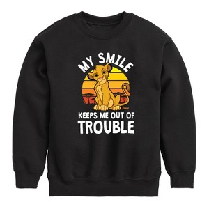 Boys' - Disney - Simba Graphic Long Sleeve Fleece Sweatshirt - 1 of 4