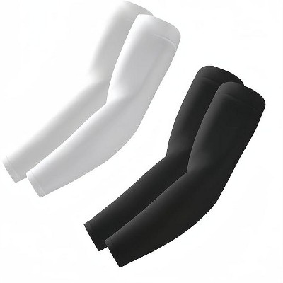 2 pack Arm Sleeves, Cooling UV Sun Protection Sports Compression for Men/Women