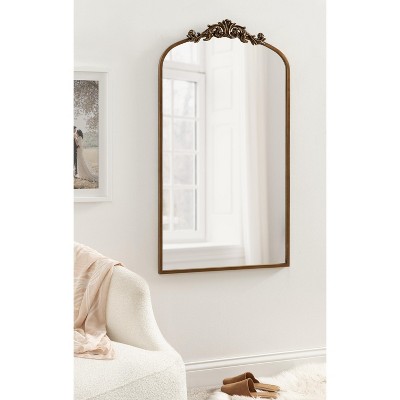 Arendahl Gold 24" x 42" Baroque Arch Wall Mirror