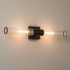 Possini Euro Design Possini Euro Isabella 24 1/4" Wide Black 2-Light Bath Light - 2 of 4
