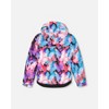 Deux par Deux Girl Two-Piece Play Snowsuit Flash Coral with Butterfly Print Jacket - 4 of 4