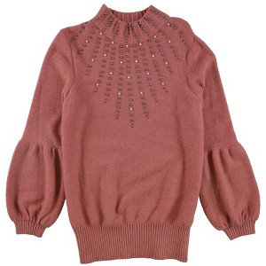 Alfani Womens Embellished Pullover Sweater - 1 of 2