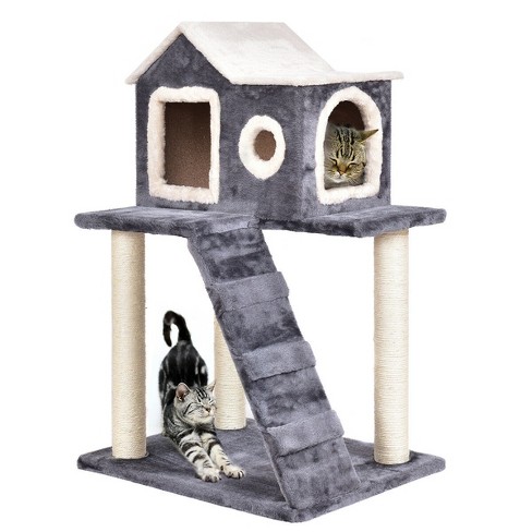 Cat tower deals and scratching post