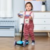 Qaba 3-in-1 Kids Scooter, Sliding Walker & Push Rider, with 3 Balanced Wheels, Adjustable Height, and Removable Storage Seat - 2 of 4