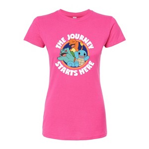 Women's - Pokémon - Let's Get Started Fitted Graphic T-Shirt - 1 of 3