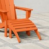 WestinTrends All-Weather Outdoor Patio Poly Adirondack Ottoman Footrest - 2 of 4