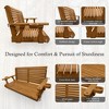 Fortune Candy Porch Swing 2-Seater for Outdoor Patio Garden Yard - 3 of 4