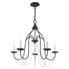 Livex Lighting Alessia 5 - Light Chandelier in  Black - 2 of 4