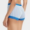 Women's Cotton Blend Boy Shorts Underwear with Lace - Auden™ - 2 of 4