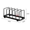 LunaLulinlk Lid Organizer Pot Lid Organizer Pot Lid Rack Holder Suitable, Reusable Containers in Cabinet Pantry - 2 of 4