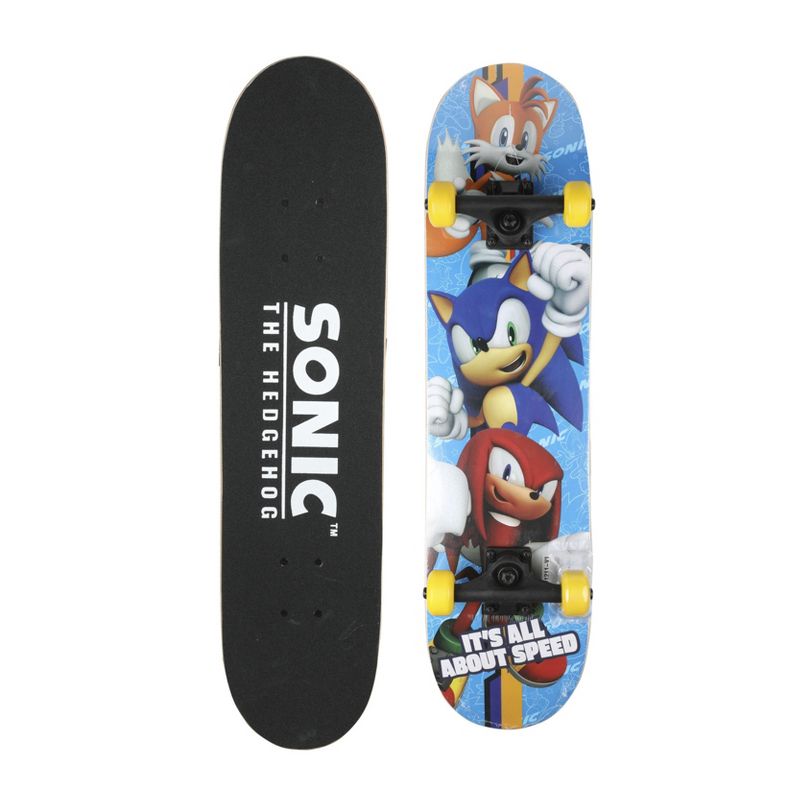 Sonic The Hedgehog 31"  Skateboard, 1 of 8