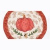 Earth Rugs Pumpkin Perfect Printed Coaster – Rustic Fall 5"x5" Square Drink Mat - 2 of 3
